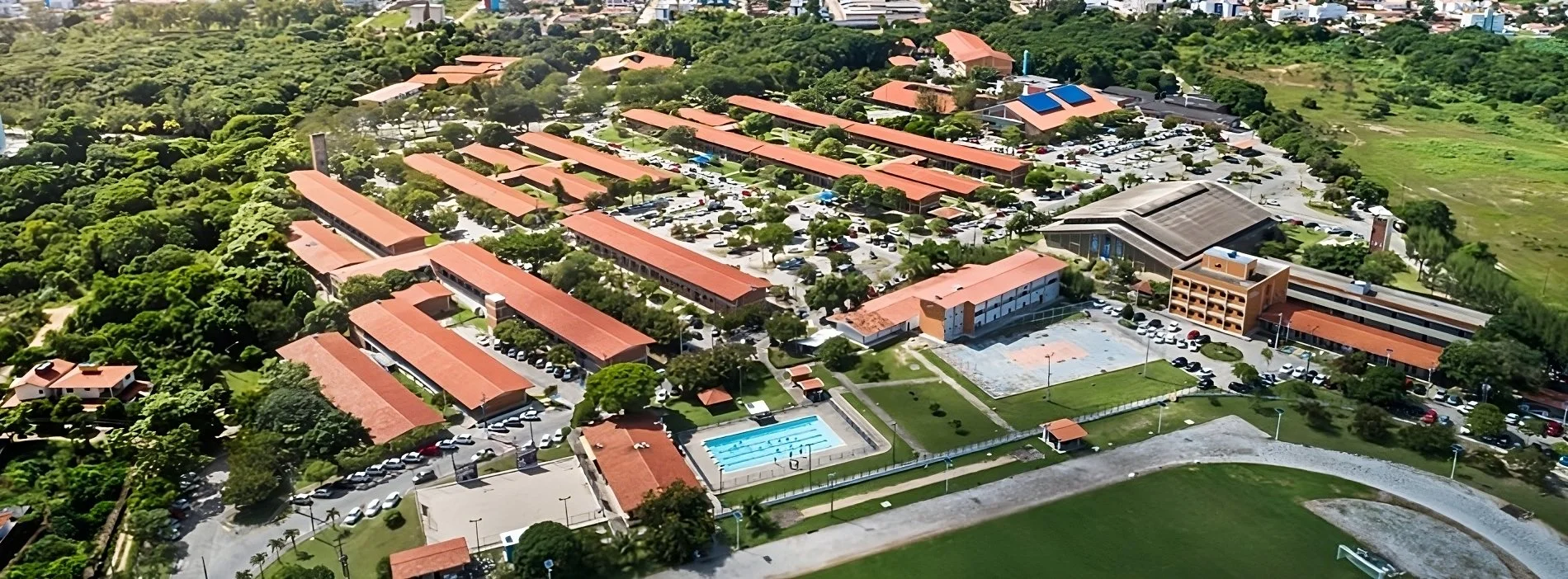 UNIPÊ Campus, Santa Rita — aerial view